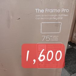 SAMSUNG 75"INCH QLED 4K THE FRAME TV LS03FAD 