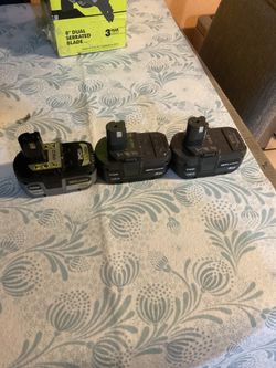 Ryobi batteries for parts nonworking batteries for parts take all three for 25