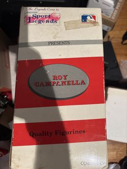 Roy Campanella Salvino Statue Autographed
