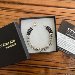 Alex and Ani Chevron link Rhinestone Bracelet 