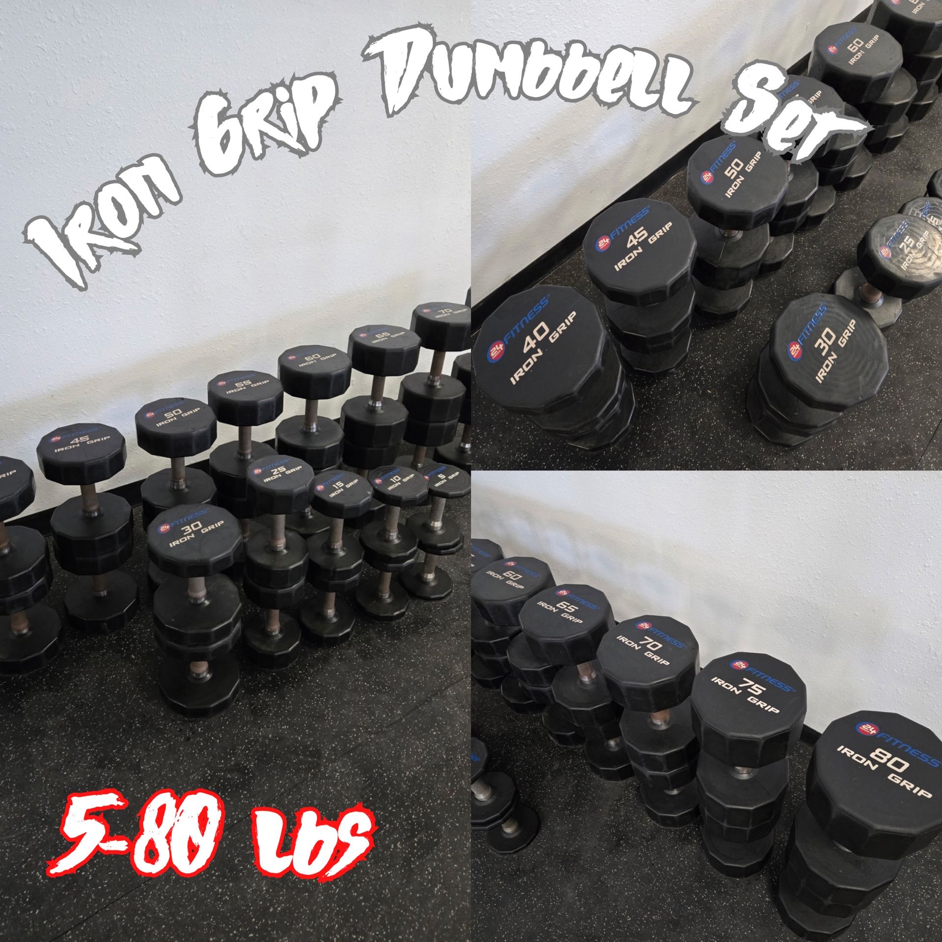 Iron Grip Dumbbell Set