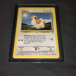 Rare Old 2000 Pokemon - Pidgey Card 86/130
