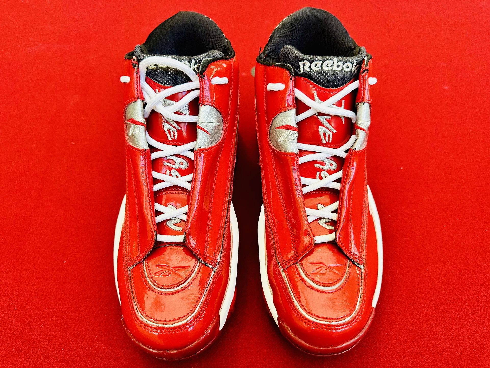 Reebok Shoes Mens 10 Red Black I3 Answer X Pump Allen Iverson Basketball Reebok Answer 10 X Allen Iverson Pump for Sale in Berenda  main image 2