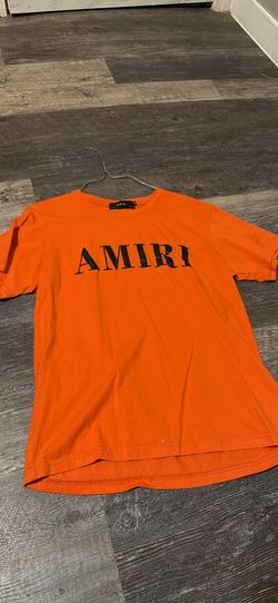 Amiri orange t shirt size M