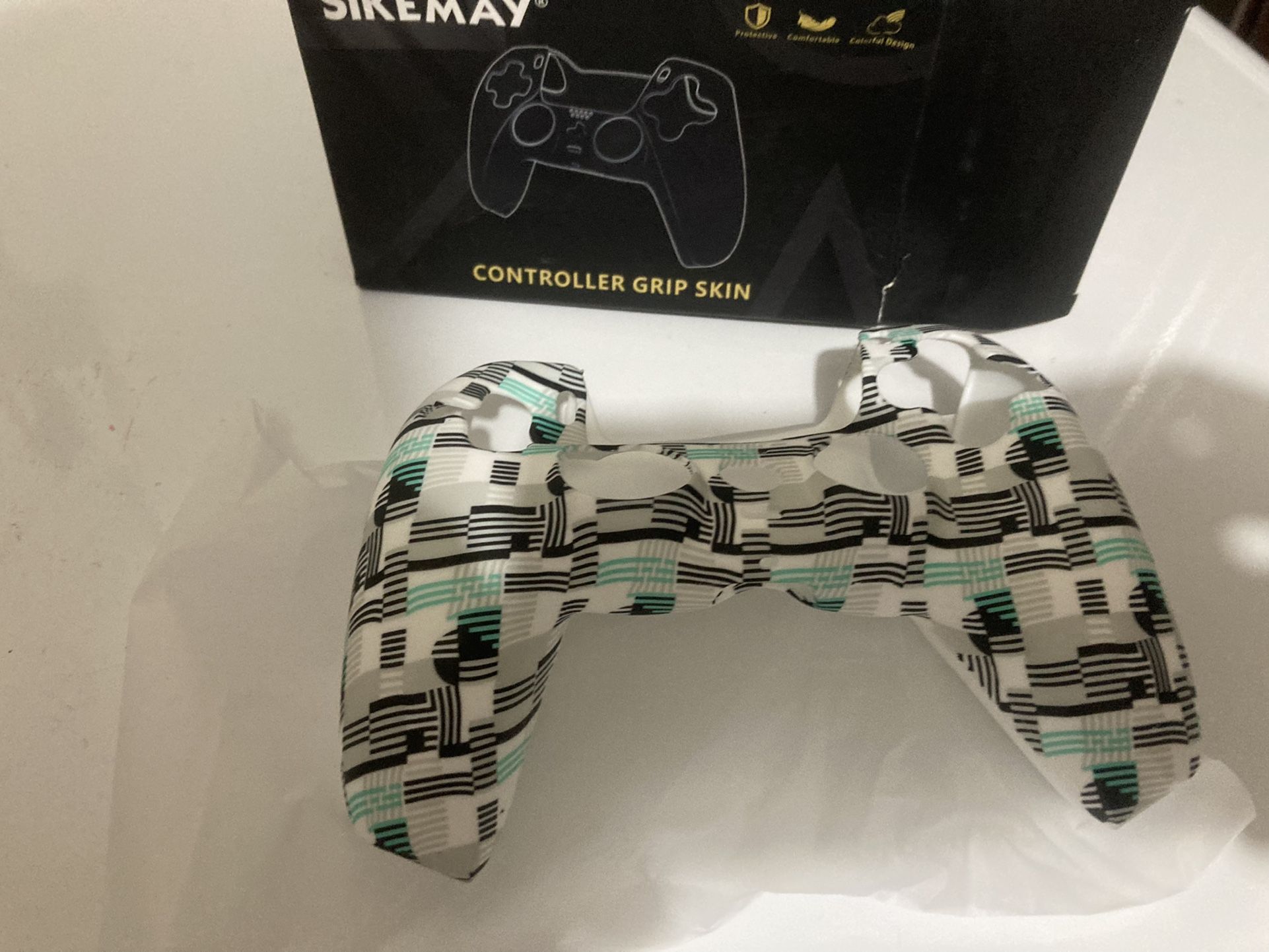 SIKEMAY PS5 Controller Cover Skin Case, Anti-Slip Thicken Silicone Protective, Perfectly Compatible with Playstation 5 Dualsense Controller Grip with 