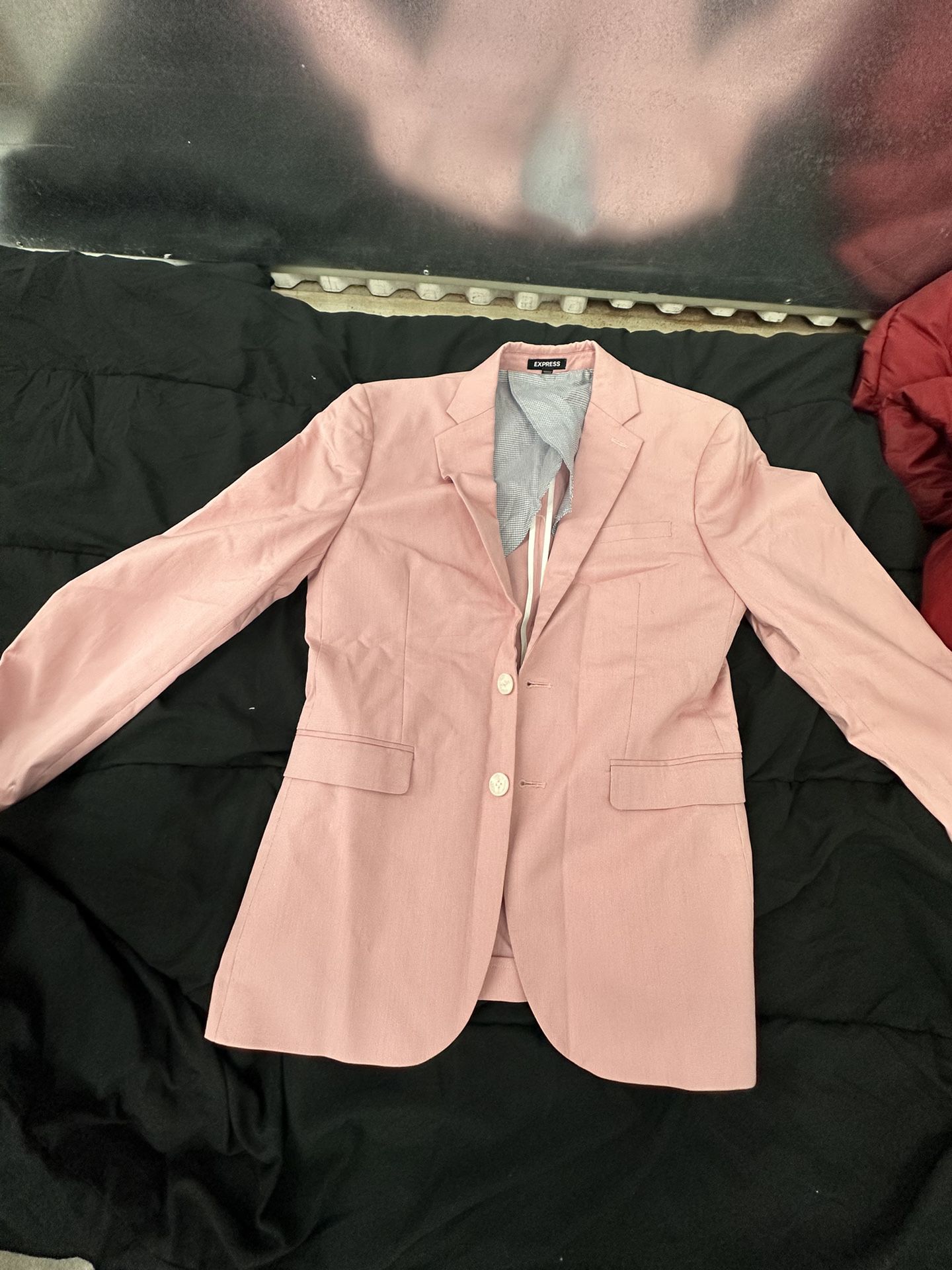 Men’s Express Pink Suit Jacket