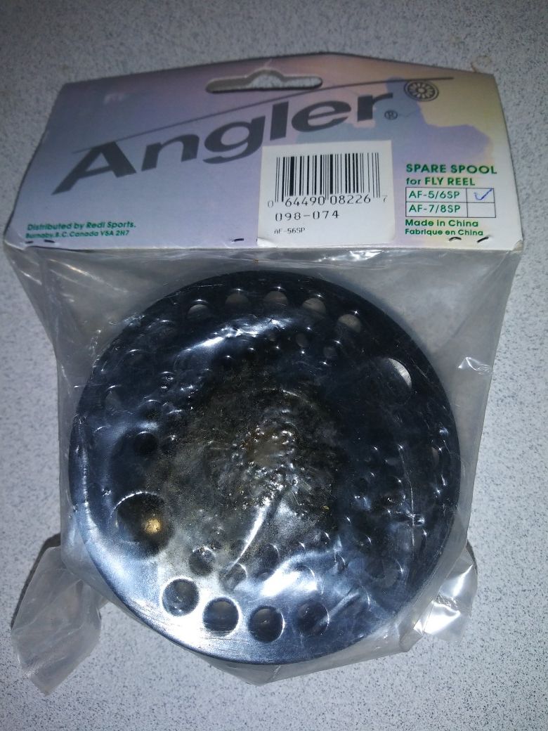 SPARE SPOOL FOR FLY REEL AF-5/6SP FROM ANGLER NEW FACTORY SEALED