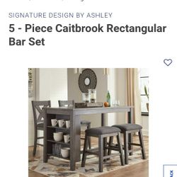 5 Piece Bar Height Set