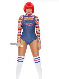 Wanna Play Halloween Costume Plus Size