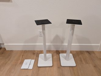 Kanto speaker stands white