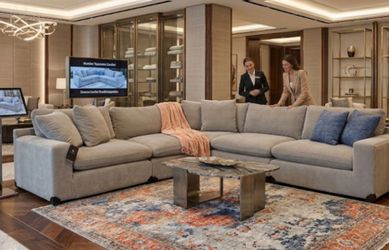 Olivia 🎉 brand new/ modern/luxury 🌼 maxton 5:piece plush sectional