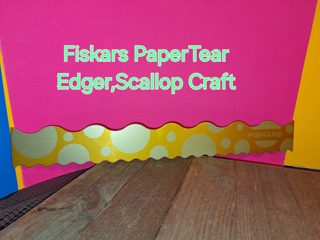 Fiskars PaperTear Edger,Scallop Craft-$10.00
