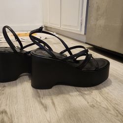 90s/Y2k-Style Strappy Platform Sandals 