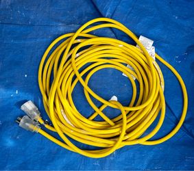 Extension cord with end lighting. 14 Gauge. 50 FT