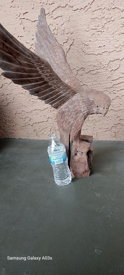 Carved Wooden Eagle 
