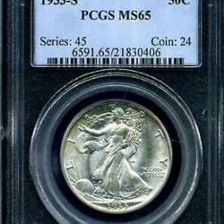 Rare 1933-S Walking Liberty Mint Condition