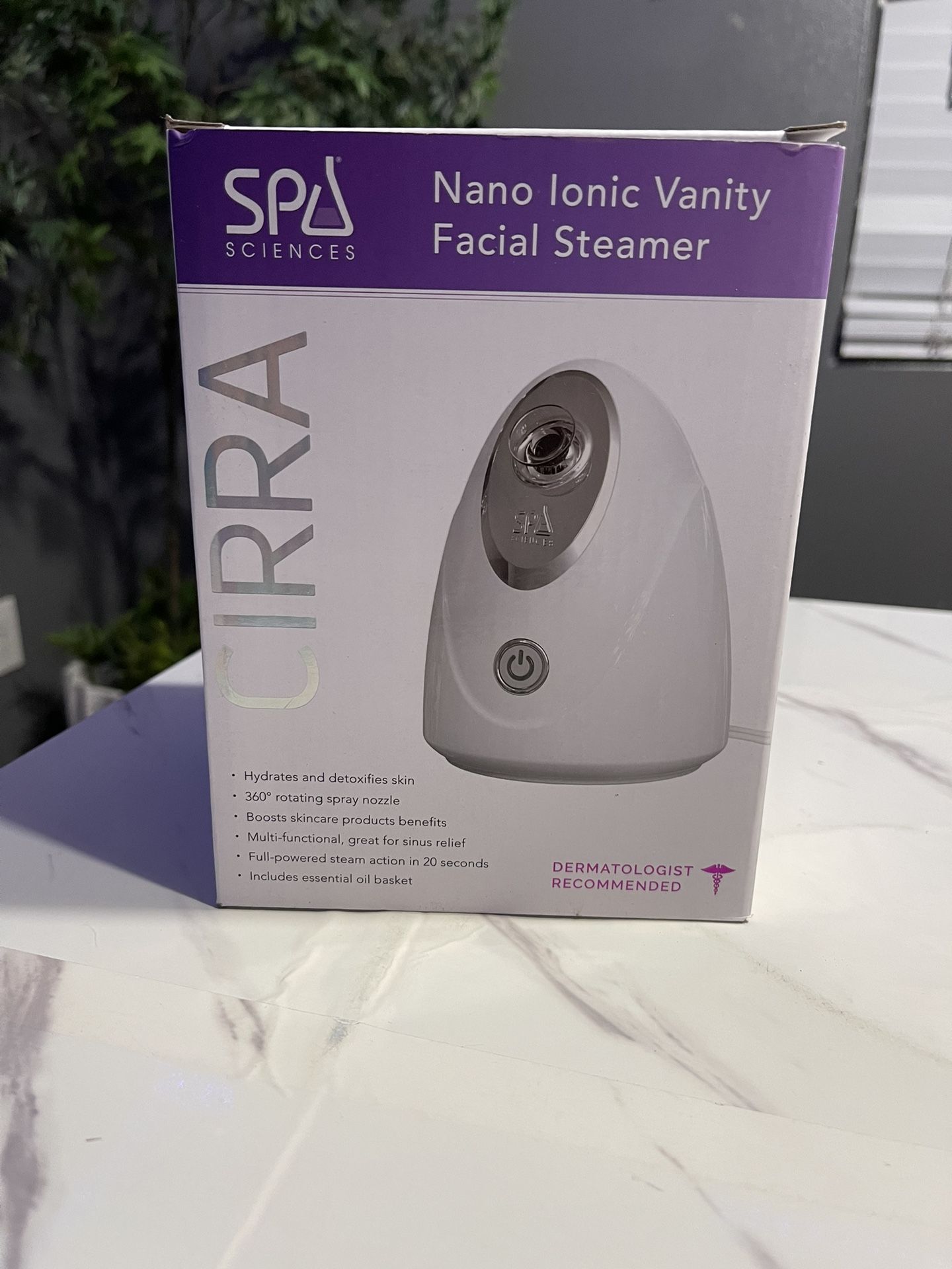 Spa Sciences CIRRA Nano Ionic Vanity Facial Steamer 