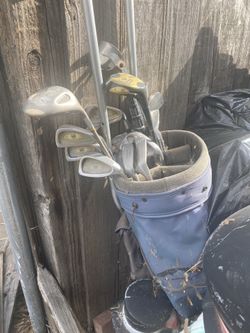Golf Clubs and Bag