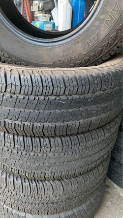 Set of used tires Goodyear brand 256 75 17