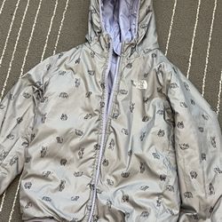 Girls Northface Reversible Jacket 5-6