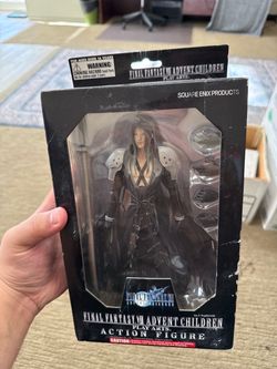 RARE 2005 Final Fantasy VII Sephiroth Play Arts Figure NEW Unopened