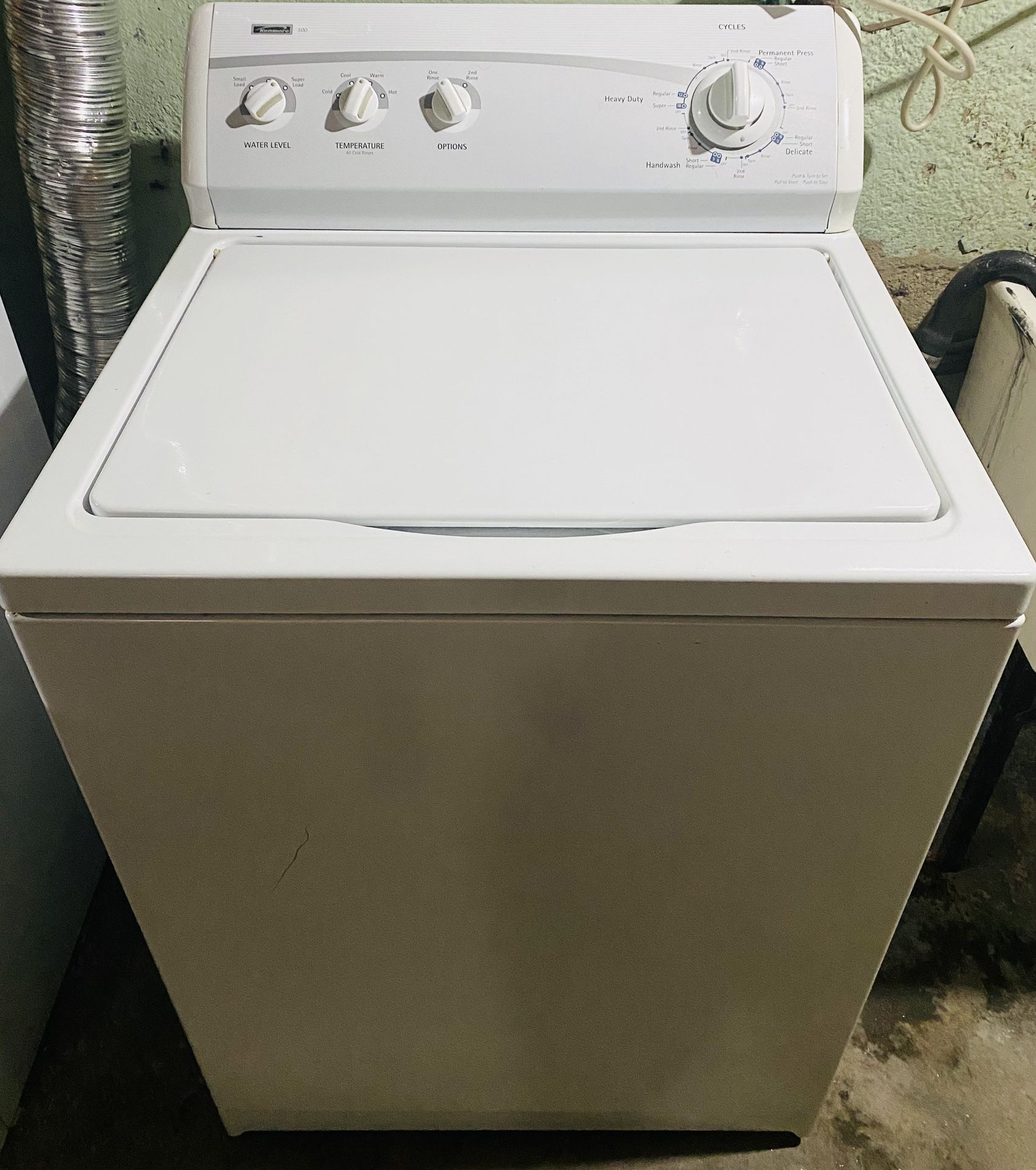 washer and dryer