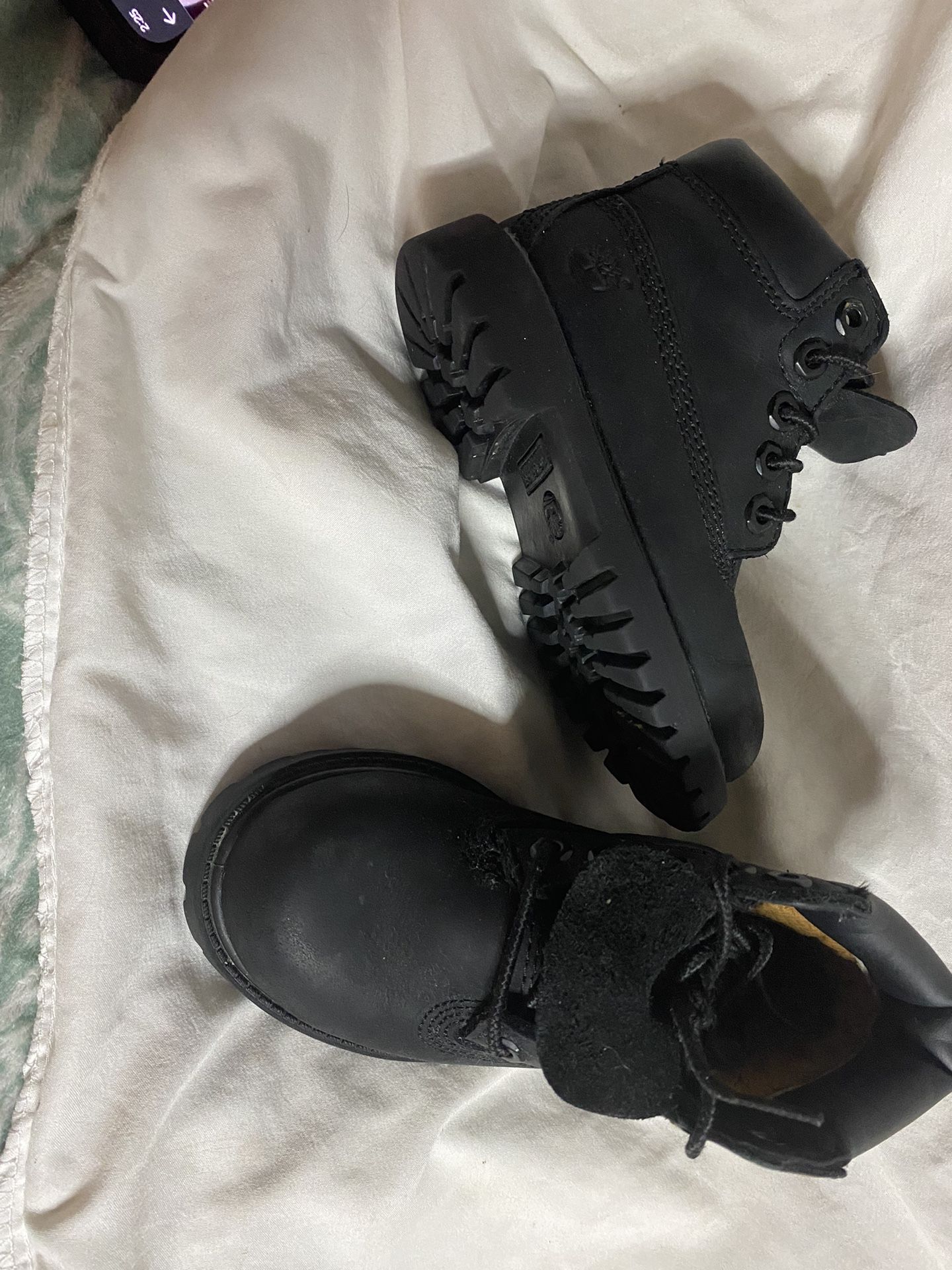 Kids size 1 Timberland boots