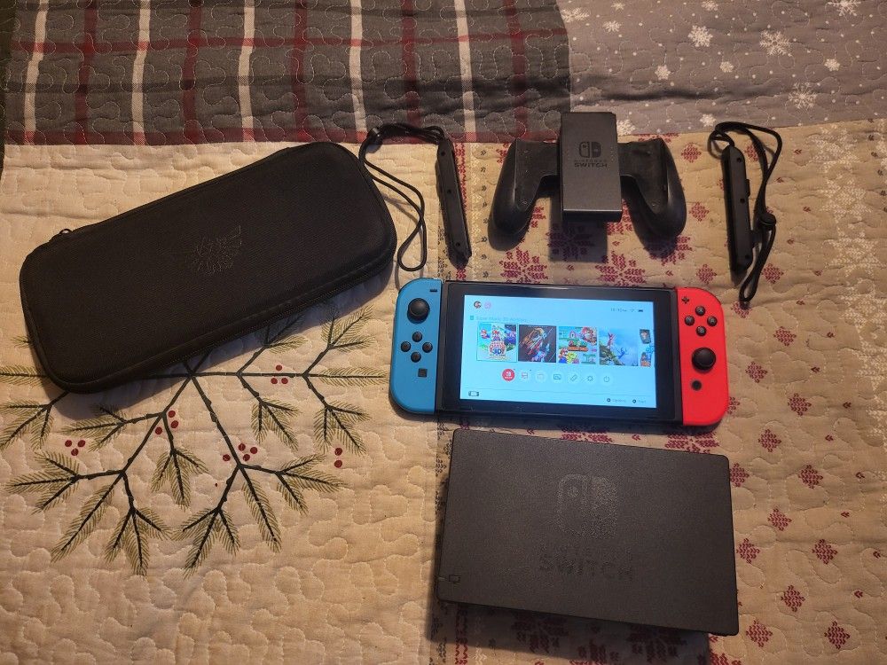 Nintendo Switch With 27 Games and Accessories