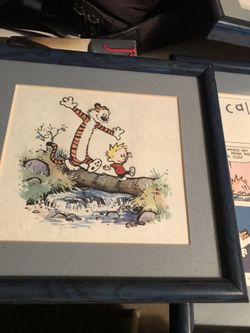 Calvin and Hobbs framed prints