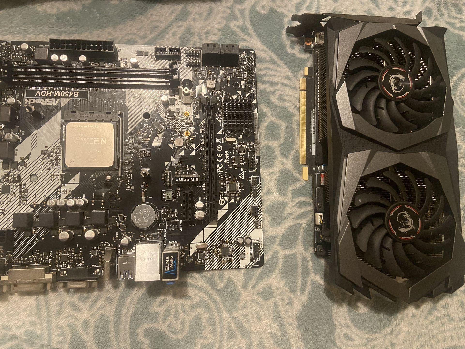 Ryzen 5 5600x + B450m+ Rtx 2060 Combo