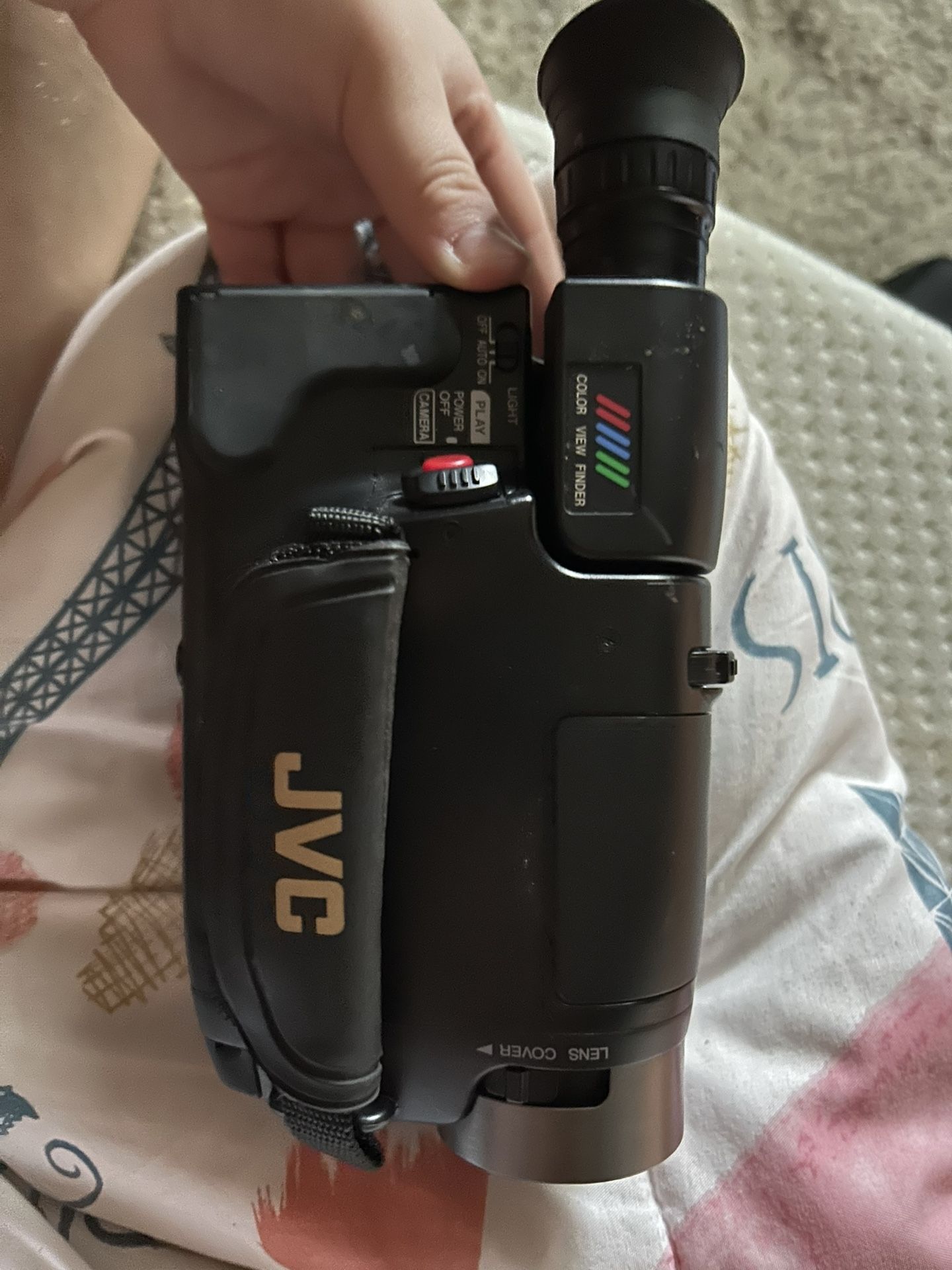 Compact JVC 18x Hyper Zoom Quick Response Af Black 1997