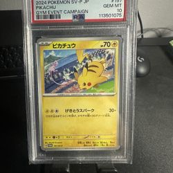  2023 2024 Pokemon Japanese Pikachu promo gym campaign event