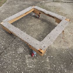 Wood dolly 26.5" havy Dutty wheels