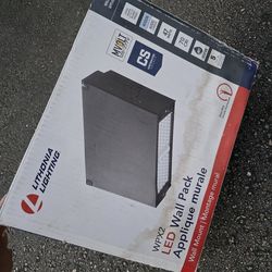 Brand New 
Lithonia Lighting Hardwired LED Outdoor Wall Pack Light 6000 -Lumen