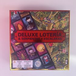 Deluxe Loteria & Serpientes Y Escaleras Traditional Mexican Board Game
