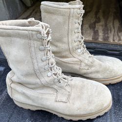 Military Surplus GoreTex Combat Boots, Men's Size 8 W, Excellent 