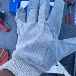 New One Size Heavy Duty Construction Gloves