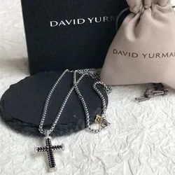 David Yurman CHEVRON CROSS PENDANT in Sterling Silver