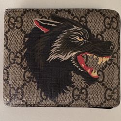Gucci card holder wolf online