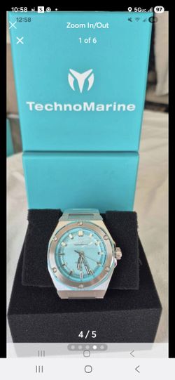 TechnoMarine  Blue Teal Mens Watch