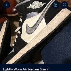 Lightly Worn Air Jordans Size 9