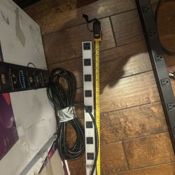 2ft Outlet Aluminum Power Strip 