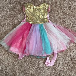 Size 6 Pink And Gold Dress $15