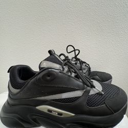 Dior B22 'Black Reflective Size 10 In Half 