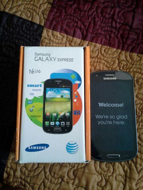 At&t/cricket/net 10 samsung galaxy express brand new in box