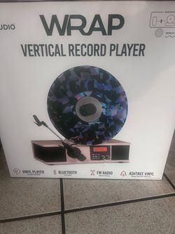 Wrap vinyl record player