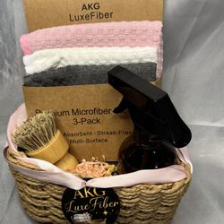 Cleaning Supplies Gift Basket Kit