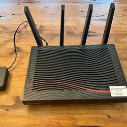Netgear C7800 Nighthawk X4S WiFi Cable Modem Black AC3200 Router Wi-Fi Internet