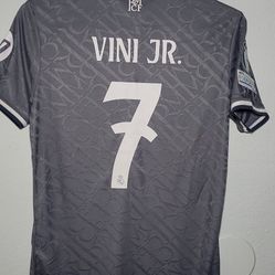 Adidas 2025 Real Madrid Third Jerseys Authentic Size Large XL Vini Jr Bellengham No Trade 