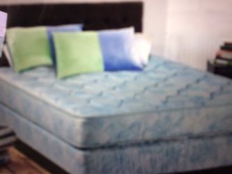 Full mattress and box spring $75